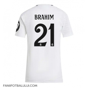 Real Madrid Brahim Diaz #21 Tricou Fotbal Replică 2024-25 Femei Acasa